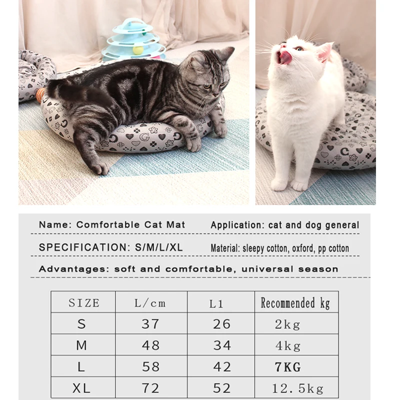 Съемный Коврик для кошки короткий плюшевый домик для окна корзина для кошек кровать для маленьких домашних животных Теплый Щенок Питомник Гнездо подушка Товары для домашних животных s-xl