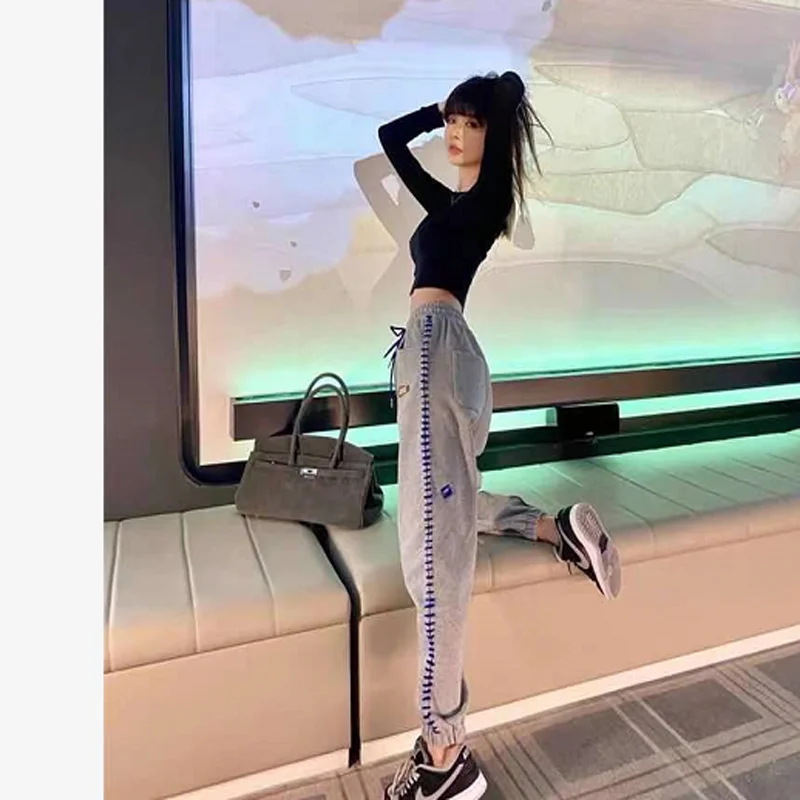 黒グレーaderエラースウェットパンツ男性女性巾着フリースパンツ高品質1 1ニットウールストライプのカップルハイウエストのズボン Pants Capris Aliexpress 黒グレーaderエラースウェットパンツ男性女性巾着フリースパンツ高品質1 1ニットウールストライプのカップルハイウエストのズボン Pants Capris Aliexpress
