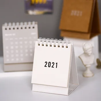 

2021 Mini Table Calendar Simplicity Agenda Planner To Do List Desktop Paper Calendars Office Stationery Supplies 2021.1-2021.12