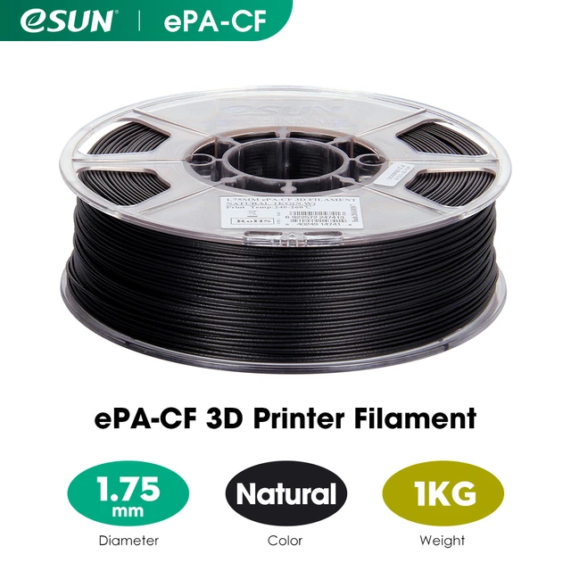 Esun PLA+ Filament 1.75mm, Crack Resistant - Smooth Finish PLA, Filament  For FDM 3D Printers, PLA PLUS Roll Tolerance Within +/-0.05mm