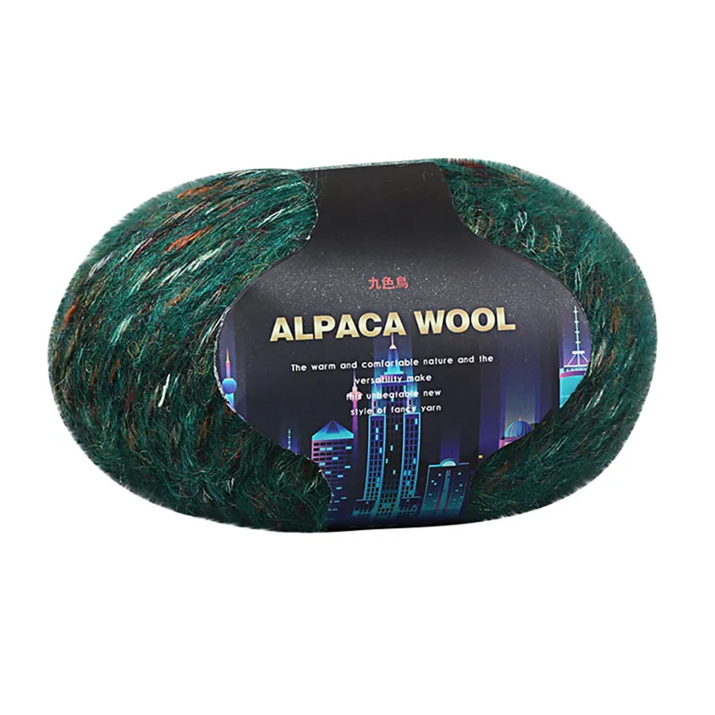 Шерстяное цветное пальто ручной вязки Alpacawool, свитер, шарф из толстой шерсти, ручная вязка, детский шарф из толстой шерсти@ D - Цвет: N