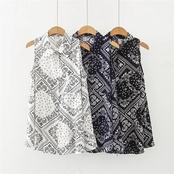 

Blouse Kimono Boho Chic Top Vintage Retro Chemise Femme Sexy Tunic Ladies Tunics Plus Size Bohemian Shirts for Women Sleeveless