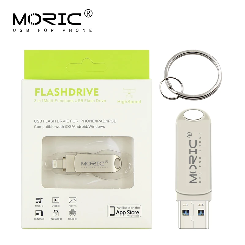 USB флеш накопитель 2 в 1 16 ГБ 32 64 128 256 ГБ|USB флэш-накопители| |