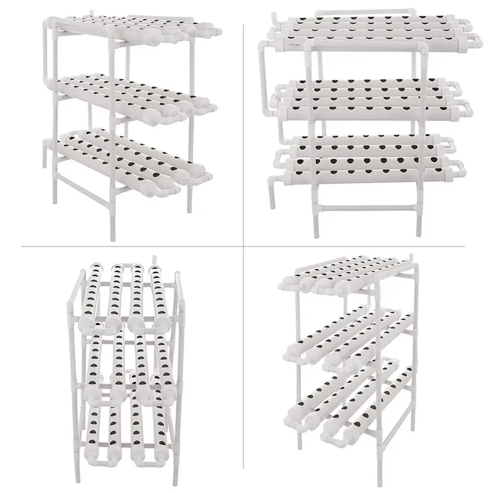 Hydroponic Grow Kits Vertical Equipment Plant Lettuce Strawberry Indoor 108 Holes ► Photo 3/6