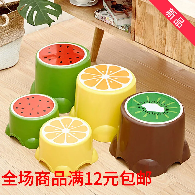 

Plastic Simple Thick Type Household Stool Low Stool Bar Stool Children Adult Small shou na zhuo 2017 Summer Stool Changing His S