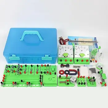

Basic Circuit Electricity Magnetism Learning Kit Physics Aids Kids Education Toy Protection DIY Assembly Experiment Teaching Aid