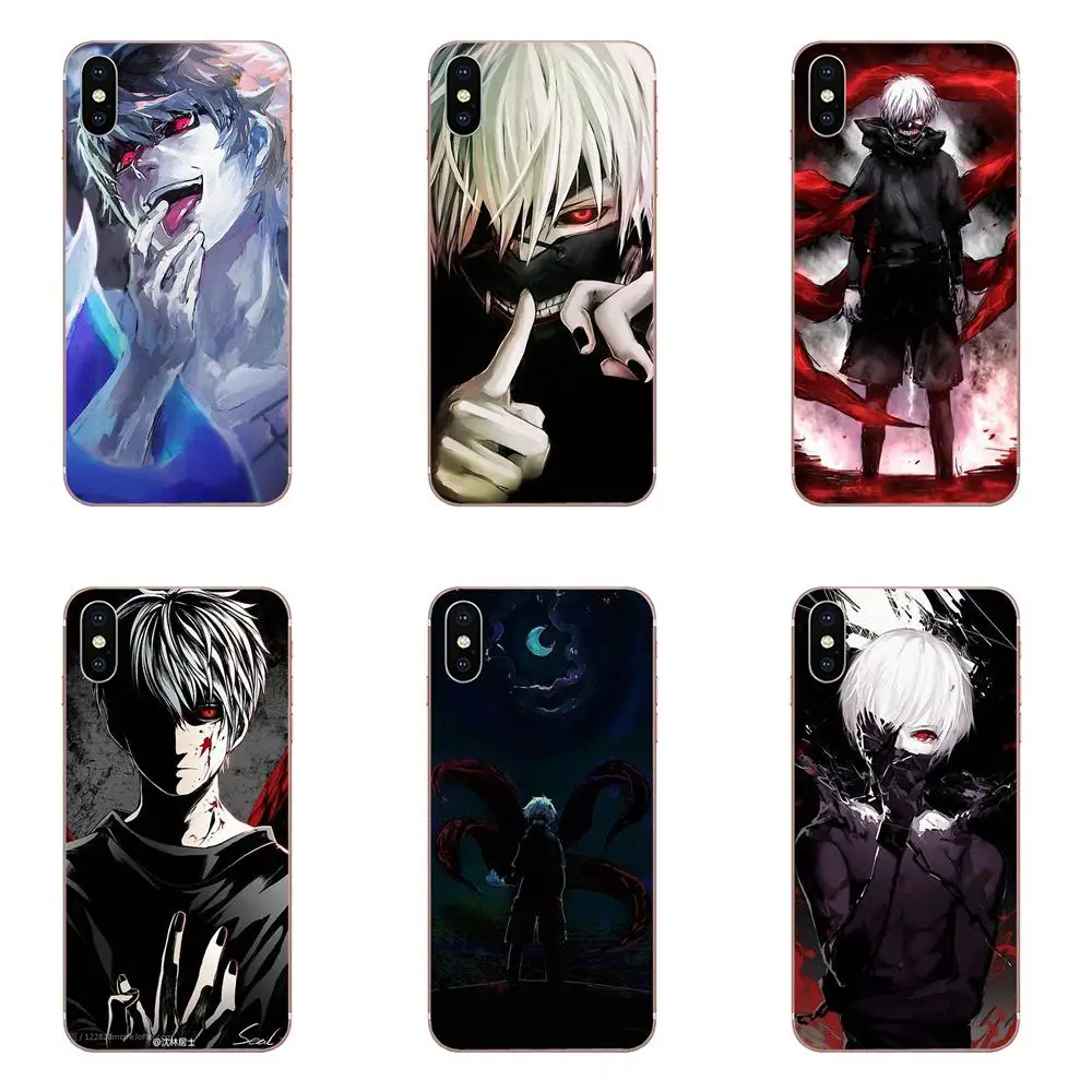 Чехол для телефона Xiaomi Mi3 Mi4 Mi4C Mi4i Mi5 Mi 3 5X 6 6X 8 SE Pro Lite A1 Max Mix 2 Note 4 из ТПУ Kaneki Ken Tokyo Ghoul