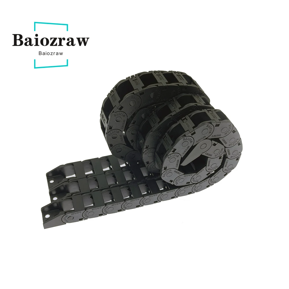 Baiozraw-open Drag Cabo Cadeia Grupo Open Grupo Black Openning tipo Correntes de Fio Impressora 3d Voron 2.4 250 300 350 Set - Imagem 5