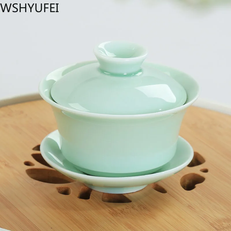 Чайный набор 7 шт./лот Longquan Celadon керамический чайный домашний аксессуары около 35