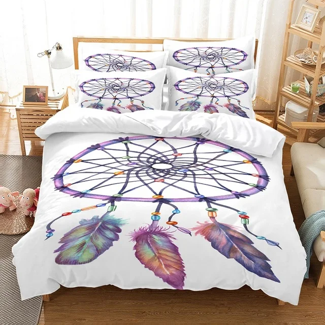 Simple Dreamcatcher Bedding Set 2/3pcs Bed Sets Twin Full Queen King Size Adult Child Luxury Family Duvet Cover
