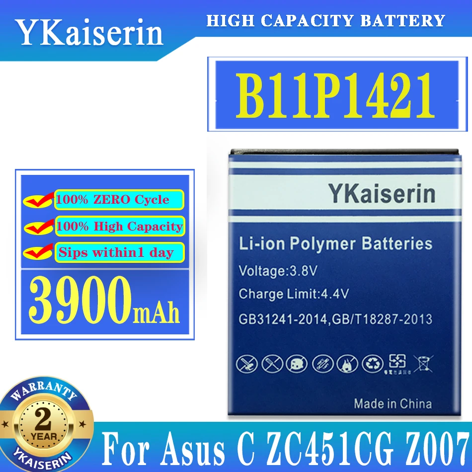 B11P1421 3900 мАч Новая батарея для телефона Asus ZenFone C ZC451CG Z007 Высококачественная + номер