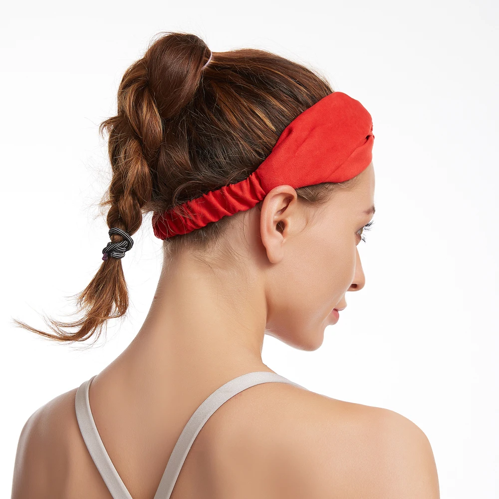 ホット販売シンプルな赤女性ヘッドバンド弾性ストレッチヘアバンド布クロスノットツイストワイド Headwrap ソフト頭飾り卸売 Fashion Hair Accessories Hair Accessorieshair Accessories For Sale Aliexpress
