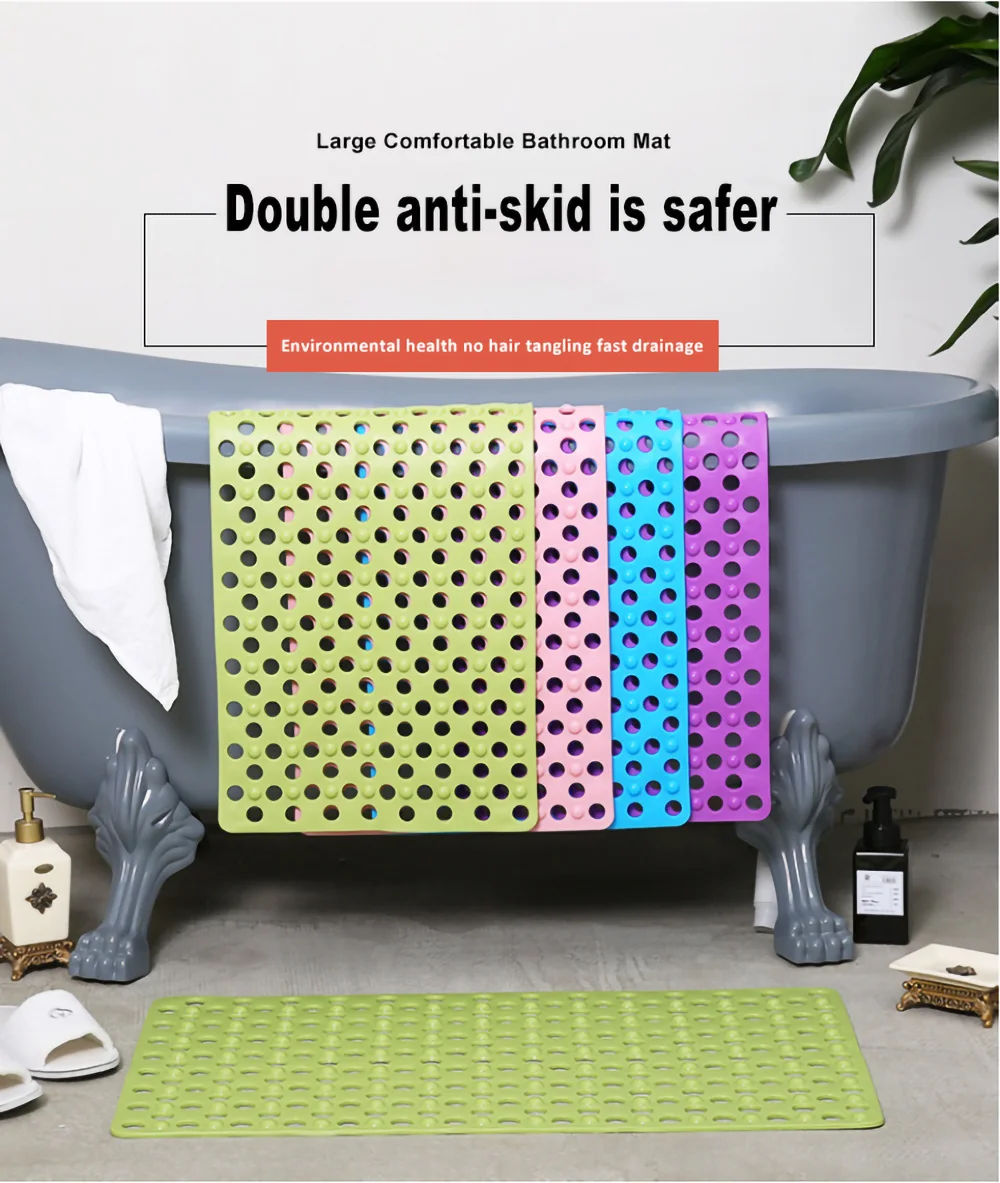 

54*51cm New Style Bathroom Non-Slip Mat, Bathtub Foot Mat, Large Bathroom Bath Mat, Shower Room Mat, Bathroom Waterproof Mat