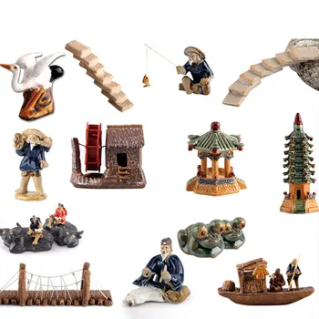 

Sand Table Water Landscape Decoration Set Micro Landscape Ornaments Random Color and Style Model Building Kits