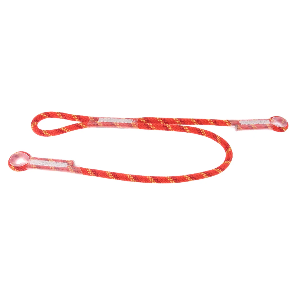 

10.5mm Y Type Prusik Cord Braided Pre Sewn Loop Rope Heat Resistant for Outdoor Tree Climbing
