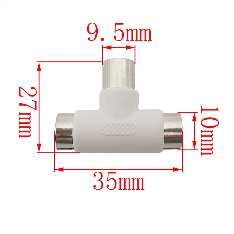 Splitter Antenna TV 2 Vie - Adattatore Coassiale Per Segnale Digitale, Maschio/Femmina Con Cavi Inclusi - Foto 10
