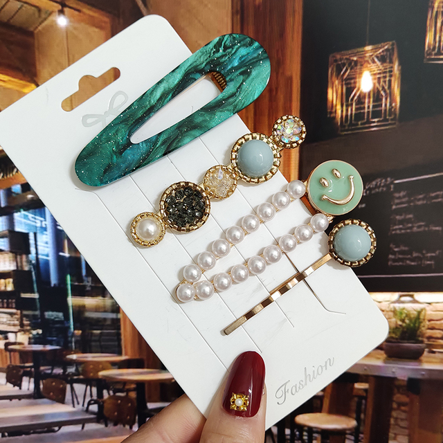 Starfish Hair Clip For Women 2022 Korean Acrylic Hairpins Geometric Crystal Hair Barrettes Girl Hair Accessories Hairgrip