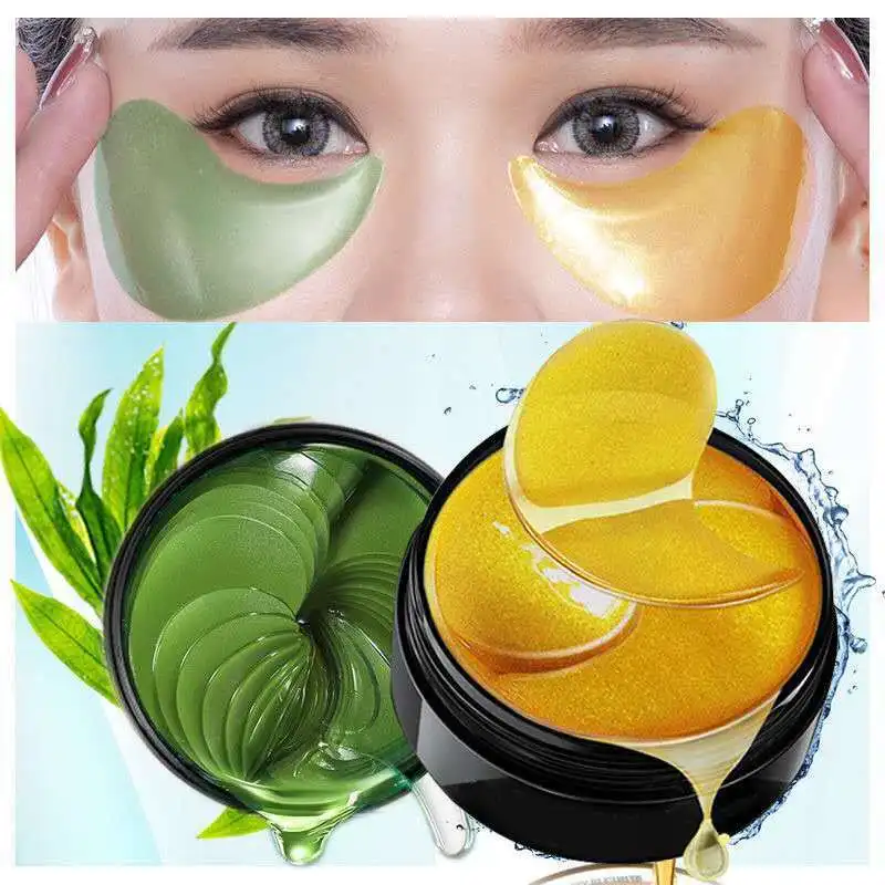 

60pcs/box Eye Mask Remove Dark Circles Moisturize Eye Patches Crystal Collagen Gel Eye Skin Care Mask TSLM2