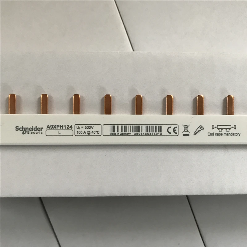 Circuit breaker connection,1P copper teeth,comb Busbar,bus bar,single input single output 24 teeth 24 bit A9XPH124 or A9HLP124