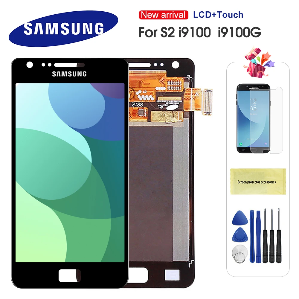 

LCD For Samsung Galaxy S2 I9100 LCD Display With Touch Screen Digitizer Assembly Replacement Parts For Samsung Galaxy S2 i9100