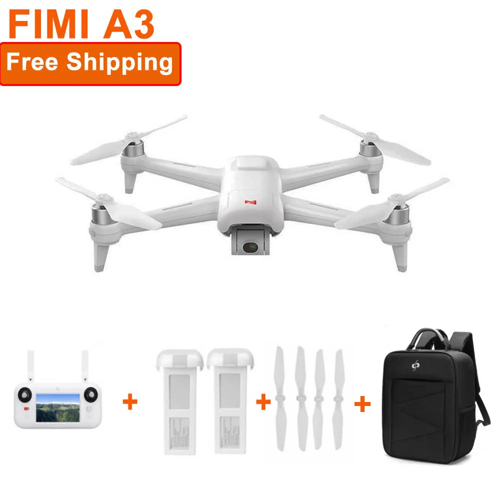 В наличии для FIMI A3 5 8G gps Дрон 1 км с видом от первого лица 25 минут 2 оси Gimbal 1080P Камера