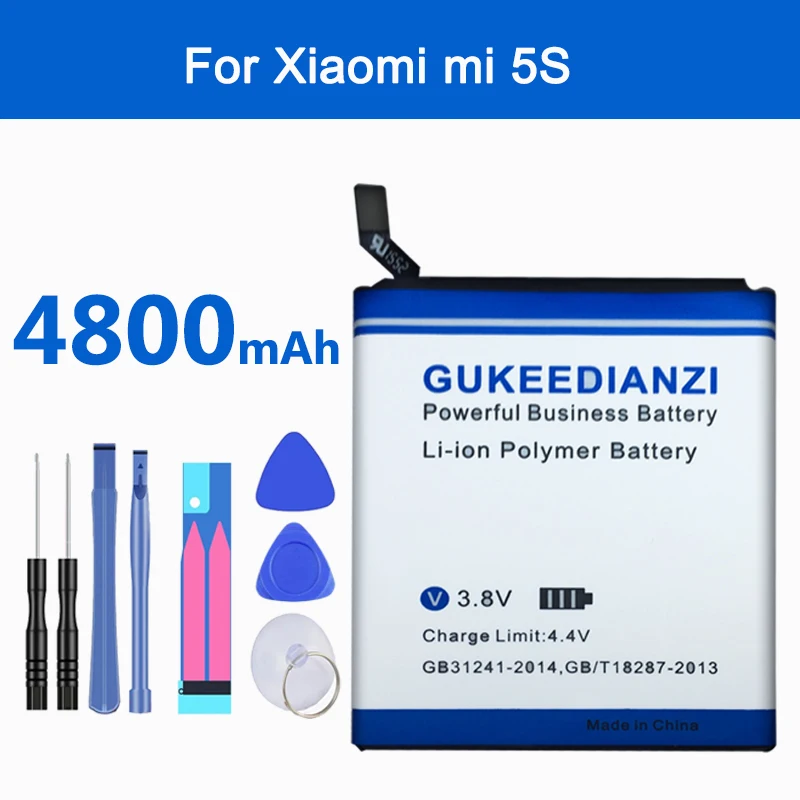 BM36 4800 мАч аккумулятор большой мощности для Xiaomi mi 5S mi 5S аккумулятор большой емкости+ бесплатный инструмент