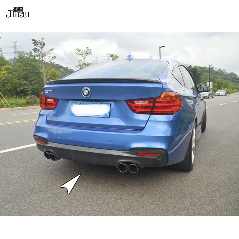 Для BMW 3 серии GT 330i 335i Mtech задний спойлер из углеродного волокна диффузор F34 M sport 13 18