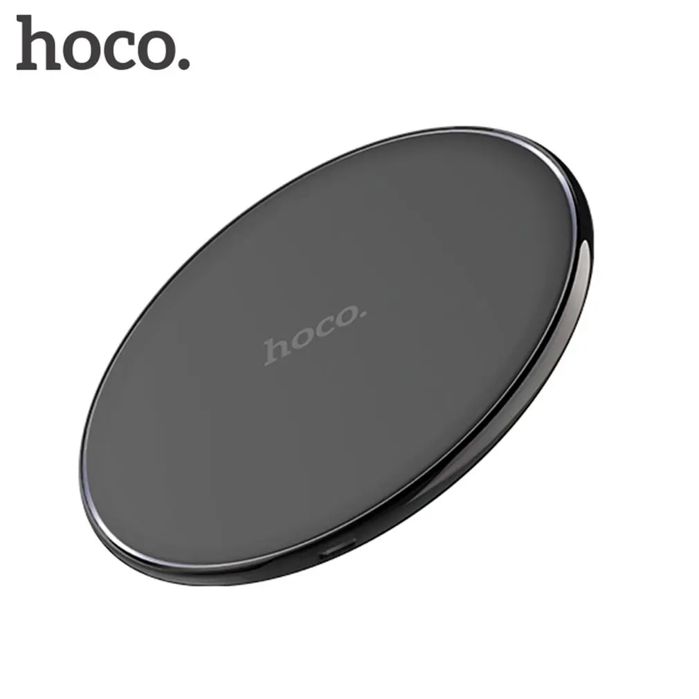 HOCO Оригинальное Qi Беспроводное зарядное устройство для iPhone X 8 Plus настольное Samsung
