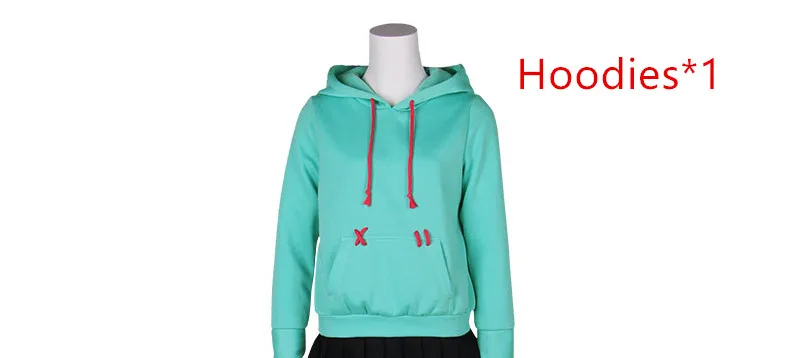Girl Hoodies Детское платье для девочек толстовки с капюшоном «Wreck It Ральф» для косплея «Vanellope von Schweetz», костюм для косплея, комплект для косплея «Sugar Rush» - Цвет: Girl Hoodies