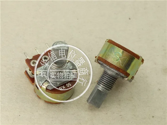 

20 шт. для Taiwan Songhui 148 двойной потенциометр B50K B50KX2 15MMF ручка