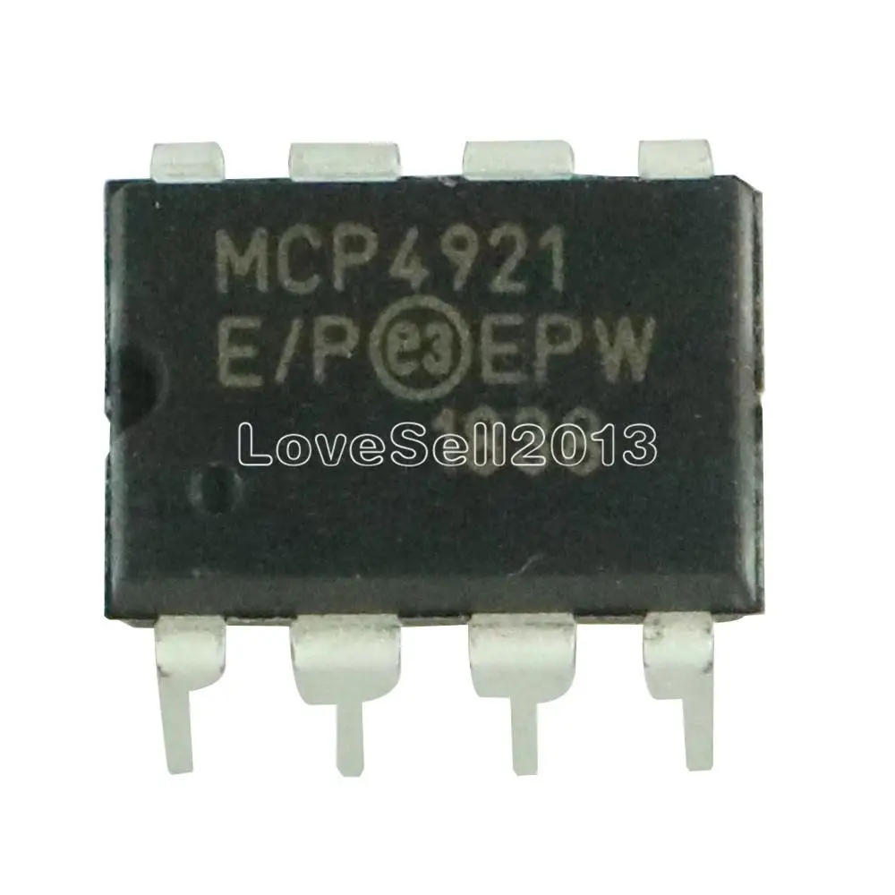 1 шт. MCP4921 MCP4921-E/P цифровой аналоговый преобразователь IC DIP-8 новый | Электроника