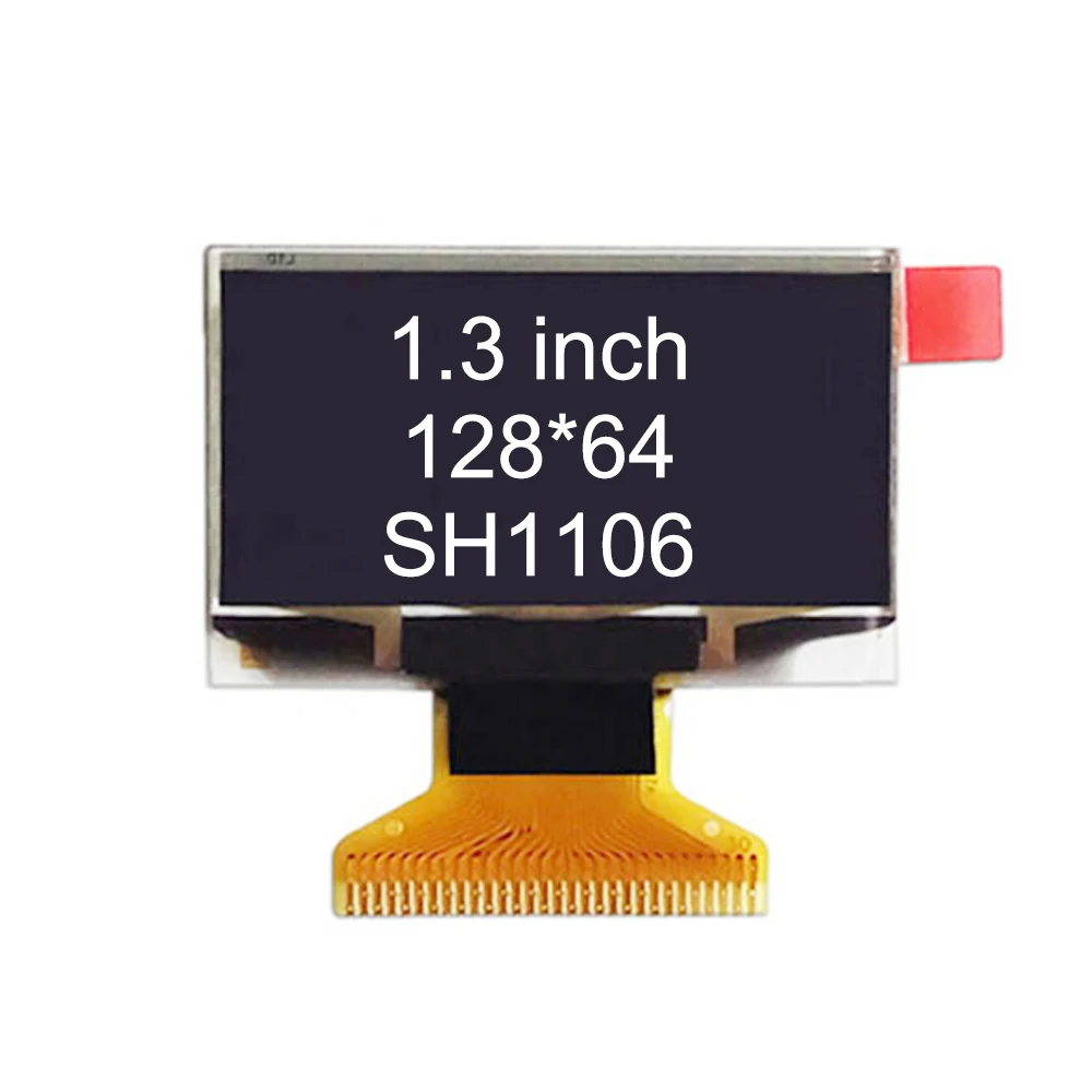 

OLED Screen 128*64 Pixel Driver IC SH1106 White Light 1.3 Inch OLED Screen 30Pin Fingerprint Lock Smart Home Device Display