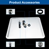 Suguword Chrome Stainless Steel Ultrathin Shower Head Large Flow High Pressure Rainfall Square Bathroom Accessory 6