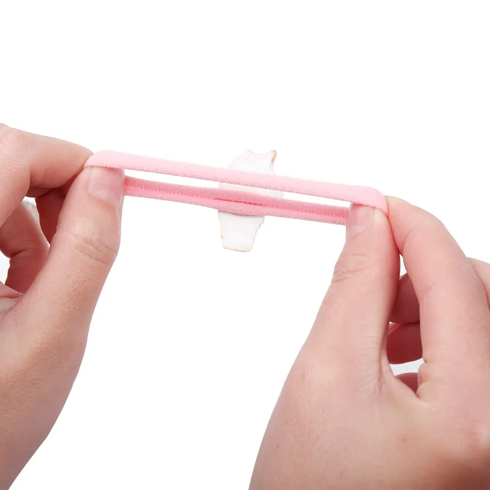 5 Pcs/set Minnie Girls Elastic Hair Band Cartoon Cloud Unicorn Hair Tie Kids Shiny Sequin Korean Hair Rope Kawaii Kids Cute