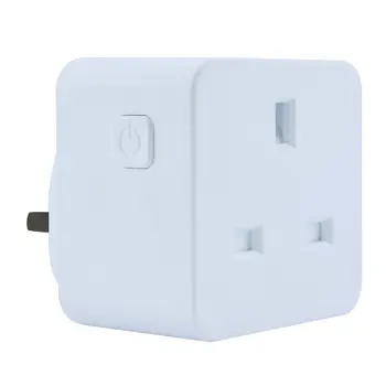 

16A Mini Square WIFI Smart Socket Wifi Wireless Remote Control Socket Smart / Travel Adapter Power On And Off Uk plug