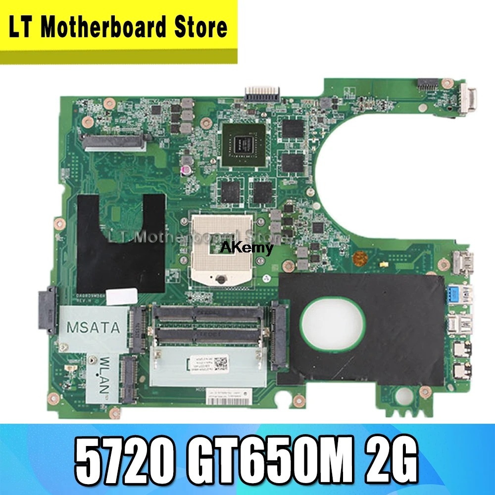 17R N7720 для For DELL 5720 7720 Материнская плата CN-072P0M 072P0M материнская DA0R09MB6H1 DA0R09MB6H3 2D GT650M 2