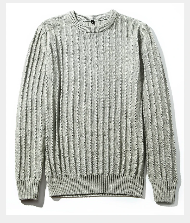 Solid Color Pullover Men's Sweater Winter O-Neck Cotton Warm Male Long Sleeve Sweater For Masculino Casual M-3XL Hot