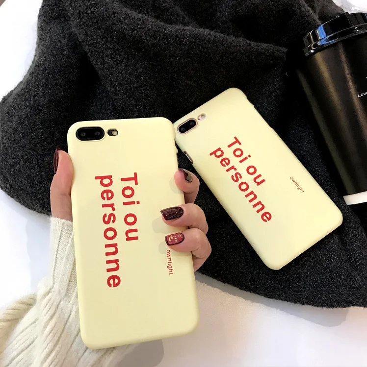 Новый чехол для телефона iPhone 7 8 Plus Funda 6 S X XS матовая жесткая поликарбонатная