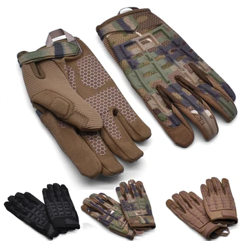 

Quality Motorcycle Full Finger Gloves For DUCATI Monster M600 M620 M750 M900 Scrambler 1100 Non-Slip Breathable Cycling Gloves