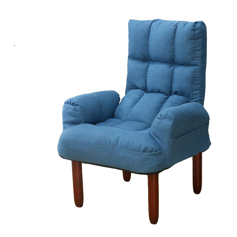 

Lazy couch single tatami small sofa simple foldable bedroom balcony leisure computer chair feeding chair