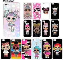 MaiYaCa chica Lol muñecas transparente, cubierta suave de TPU Teléfono para iPhone 11 pro XS MAX 8 7 6 6S Plus X 5 5S SE XR cubierta(China)