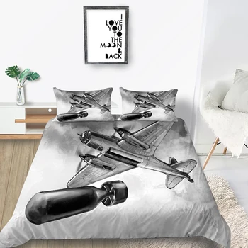 

Missile Bedding Set Fighter Fashionable Hot Sale 3D Duvet Cover Queen King Twin Full Single Double Unique Design Bed Set