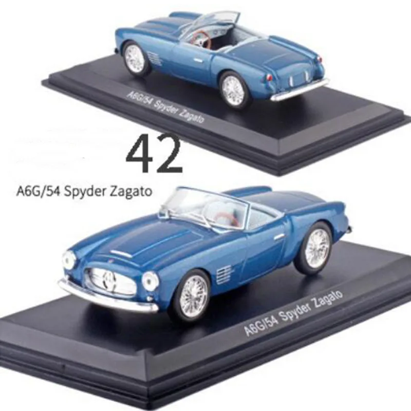 1:43 Масштаб металлический сплав классический Maseratis гоночный ралли модель автомобиля литые автомобили игрушки для коллекции дисплей не для детей играть - Цвет: 42