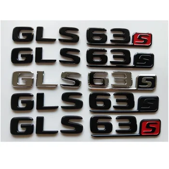 

Chrome Black Letters Emblem for Mercedes Benz W166 W167 GLS63s GLS63 S AMG Trunk Rear Number Emblems