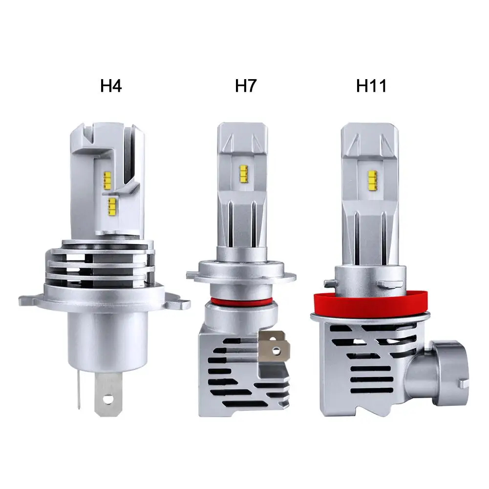 M3 светодиодный налобный фонарь для автомобиля H4 Hi/Lo Beam H7 H8 H9 H11 55W 6000lm 6500K авто противотуманные лампочки водонепроницаемые IP68 высокая яркость
