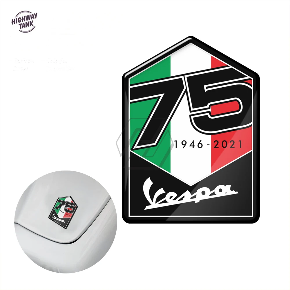 Scooter Accessoires 75 Jaar Jong Sticker Case Voor Vespa Gts Sprint  Primavera 50 150 300 250 300ie Etc|Decals \u0026 Stickers| - AliExpress