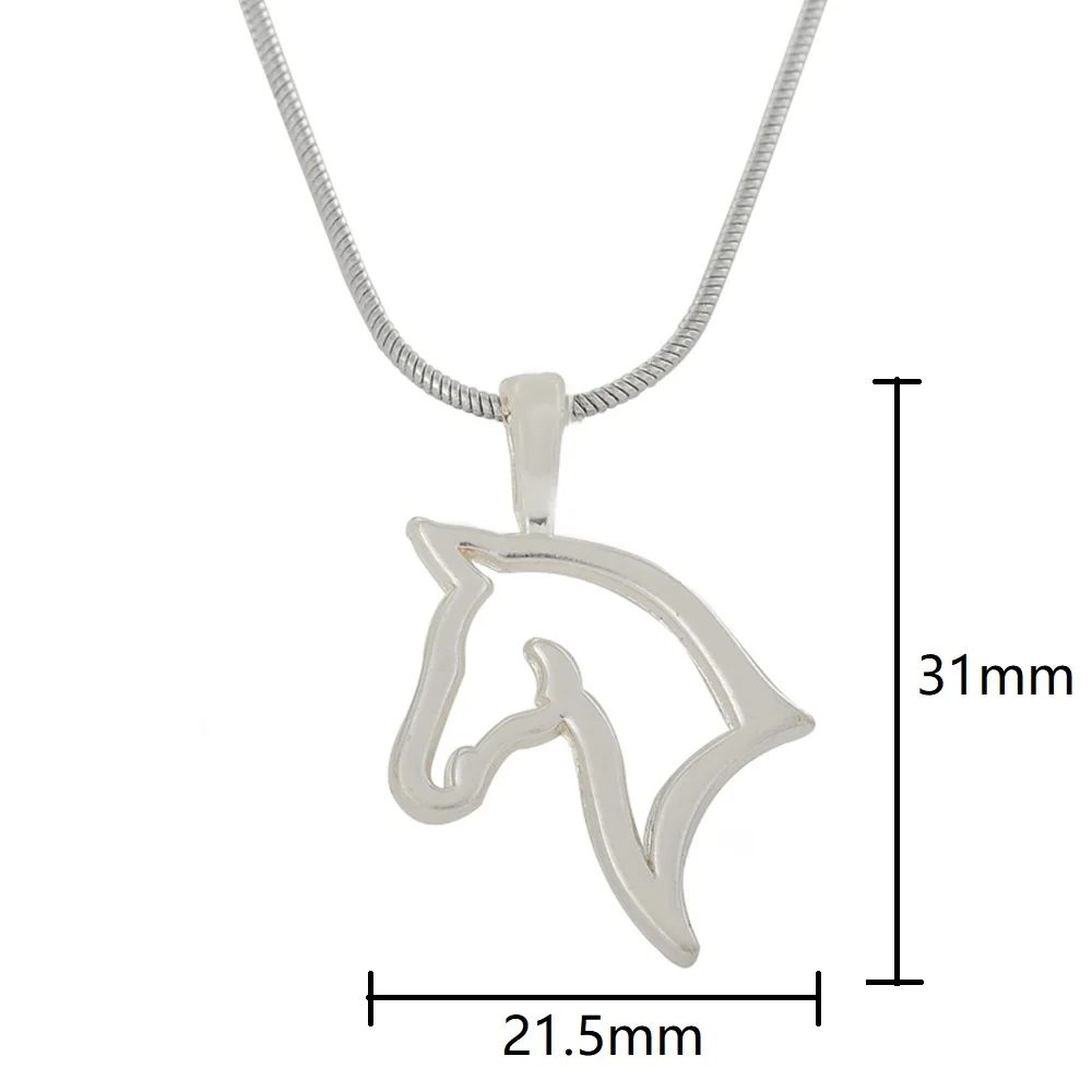 Collana in argento sterling con cavallo 2026: gioielli equestri, ciondolo AG925, regalo per donne e amanti degli animali - Italia
