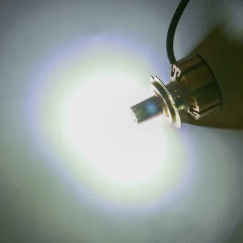 

H7 Light Headlight High Low Beam 360-Degree COB Chip 6000K DC Pure White