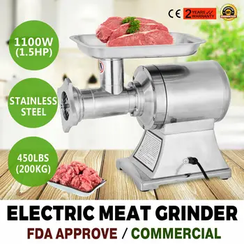 

1100W electric stainless steel shredder automatic grinding suitable for restaurant butcher shop 200 kg / hour