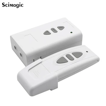 

433MHz AC220V 3CH Relay Receiver+RF Transmitter Wireless Remote Control Switch for Garage Motor Door Projector Curtain Control